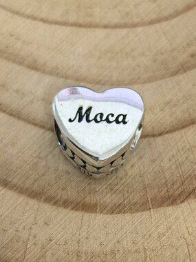 Pandora Moca Exclusive Charm Heart Pendants, S925 Silver Jewelry
